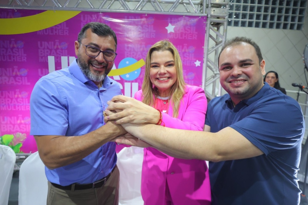 Wilson Lima empossa Kuka Chaves como presidente do Uni&atilde;o Brasil Mulher Amazonas