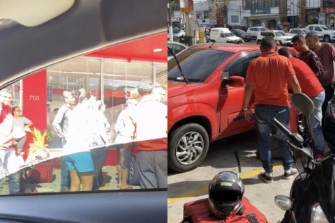 Criança é esquecida dentro de carro trancado na avenida Djalma Batista