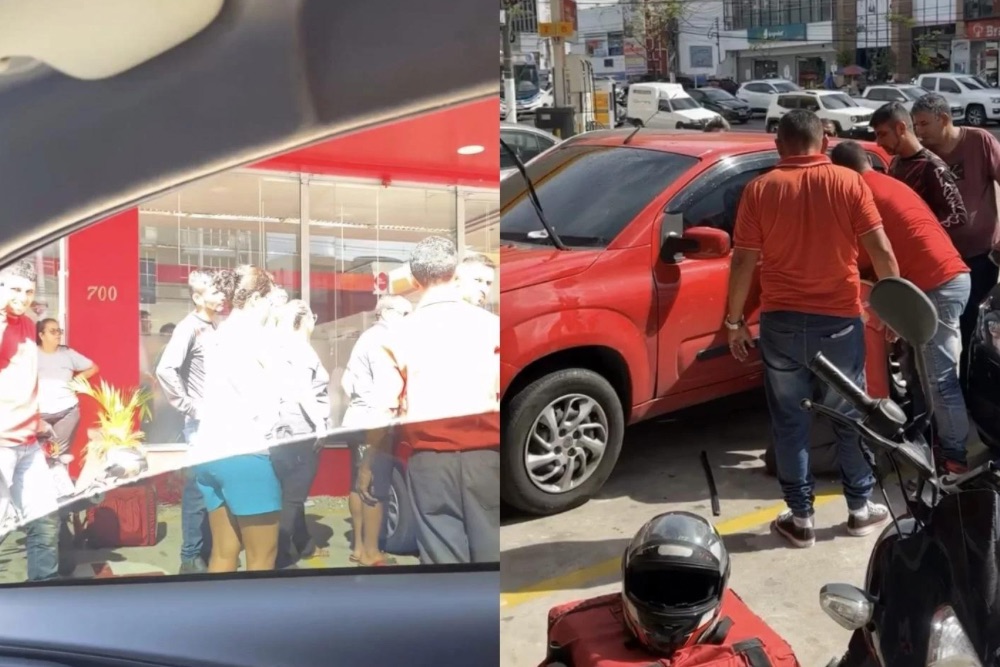 Crian&ccedil;a &eacute; esquecida dentro de carro trancado na avenida Djalma Batista