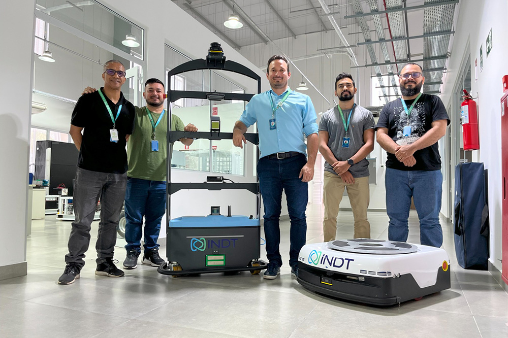 INDT inova e cria robôs autônomos com tecnologia 100% nacional INDT inova e cria robôs autônomos com tecnologia 100% nacional