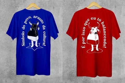 Cazu e D. Space lançam coleção de camisetas colaborativas para o Festival Folclórico de Parintins