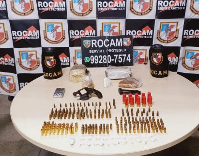 Polícia prende sete pessoas e apreende cinco armas de fogo em Manaus