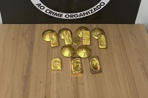 Denarc e PF apreendem ouro avaliado em R$ 1,5 milhão em Porto Velho