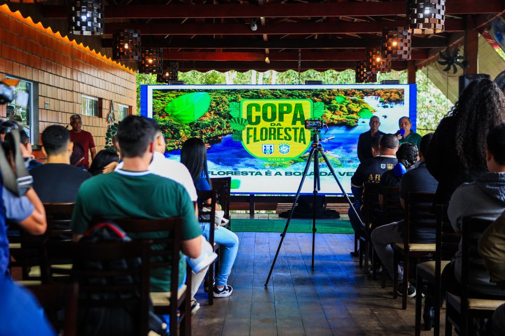 FAF realiza lançamento oficial da Copa da Floresta 2024 às margens do Lago do Limão FAF realiza lançamento oficial da Copa da Floresta 2024 às margens do Lago do Limão