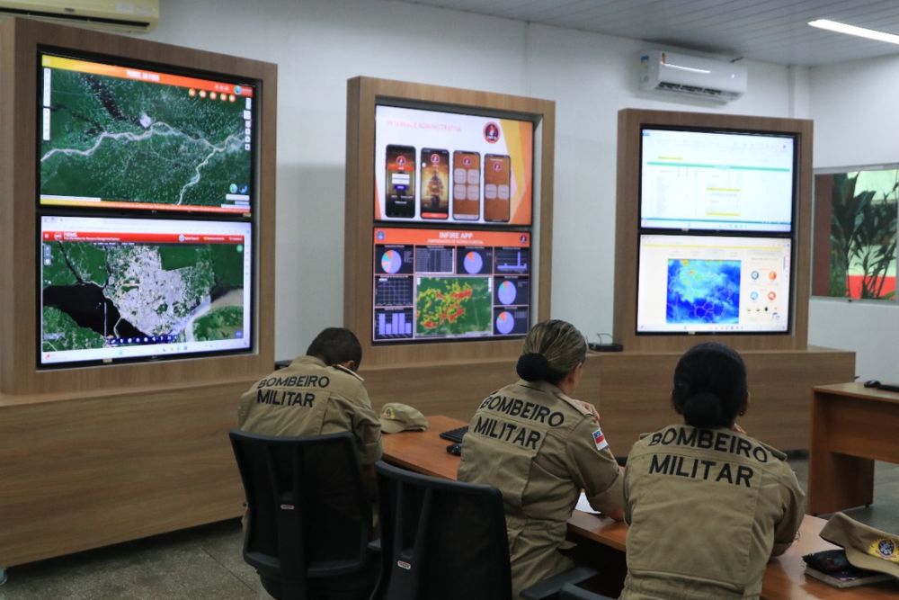 Amazonas amplia monitoramento no combate a inc&ecirc;ndios com aplicativo Infire