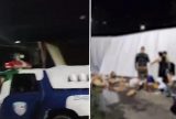 Caminhão tomba após fazer curva em alta velocidade no bairro São Francisco