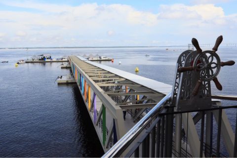 Mirante Lúcia Almeida inaugura Píer Turístico Manaus 355 com shows gratuitos e atrações esportivas