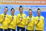 Seleção brasileira fecha Pan-Americano de Ginástica Rítmica com 12 medalhas