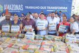 Amazonas beneficia OSCs com 1,2 mil cestas de alimentos para atender indígenas e PcD em Coari