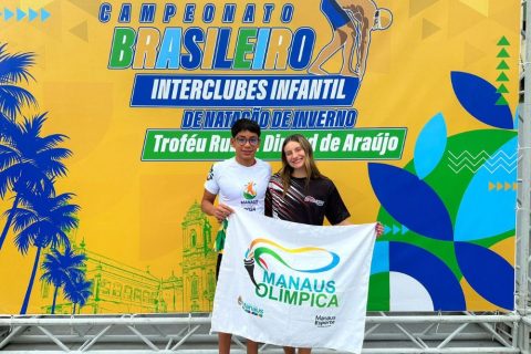 Atletas do ‘Manaus Olímpica’ conquistam medalhas de bronze em campeonato nacional de natação