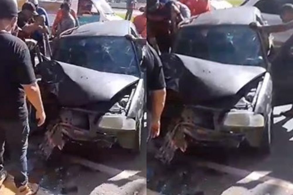 Mulher morre após carro colidir contra poste na avenida do Turismo; filho e neto ficaram feridos Mulher morre após carro colidir contra poste na avenida do Turismo; filho e neto ficaram feridos