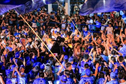 Boi Caprichoso realiza terceiro ensaio técnico de arena e emociona nação azulada