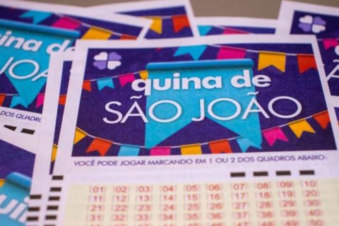 Apostas exclusivas para Quina de São João começam nesta quinta-feira (19)