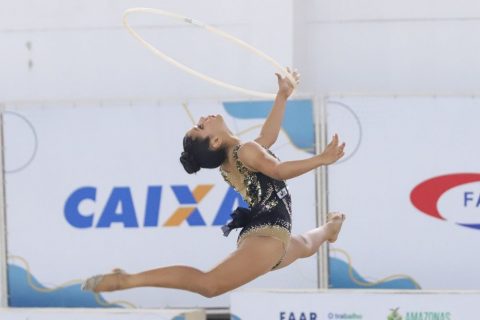 Atletas amazonenses se destacam durante Campeonato de Ginástica Rítmica