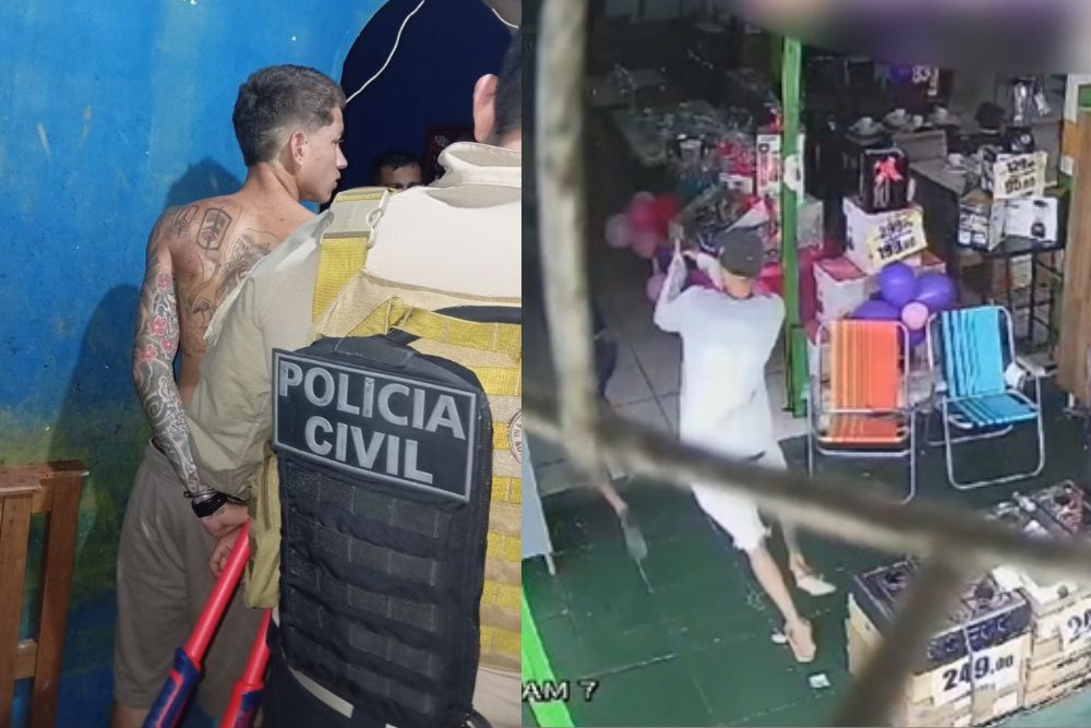 Suspeito de executar funcionário de loja de móveis com 12 tiros é preso em Manaus Suspeito de executar funcionário de loja de móveis com 12 tiros é preso em Manaus