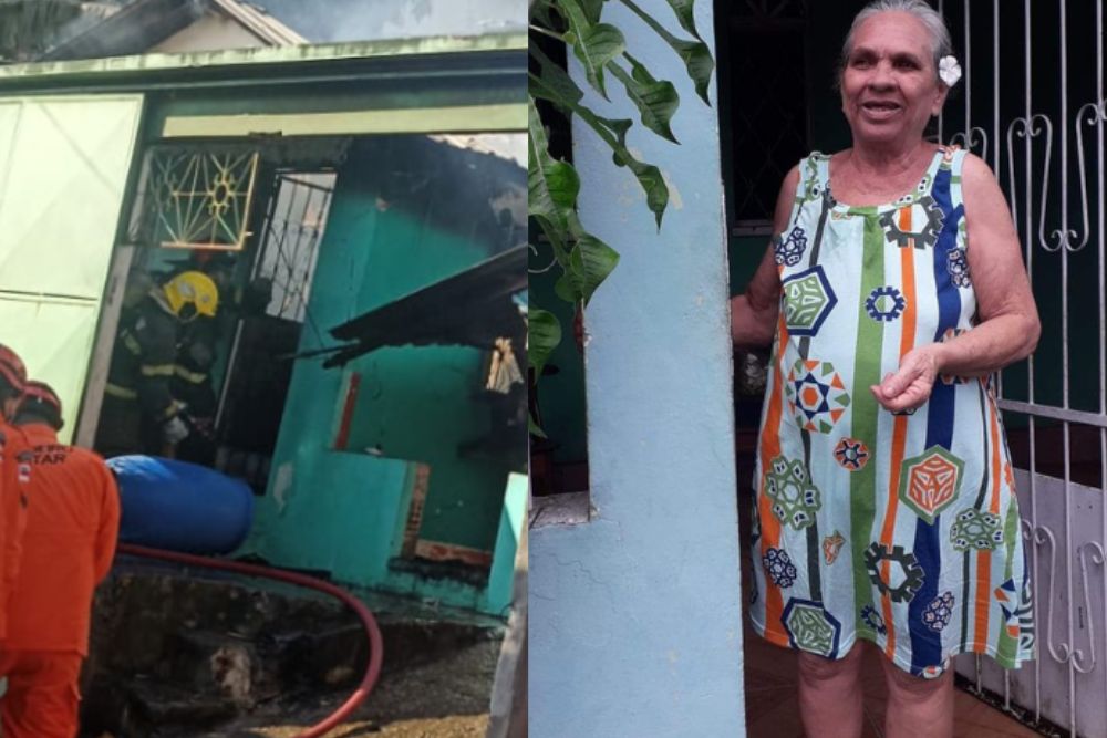 Idosa morre asfixiada ao ficar presa em inc&ecirc;ndio no bairro Mauazinho