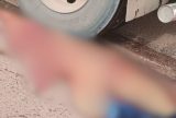 Homem é esmagado por carreta ao tentar atravessar rua em Presidente Figueiredo