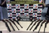 Polícia Militar apreende 137 armas de fogo e prende mais de 360 pessoas em junho no Amazonas