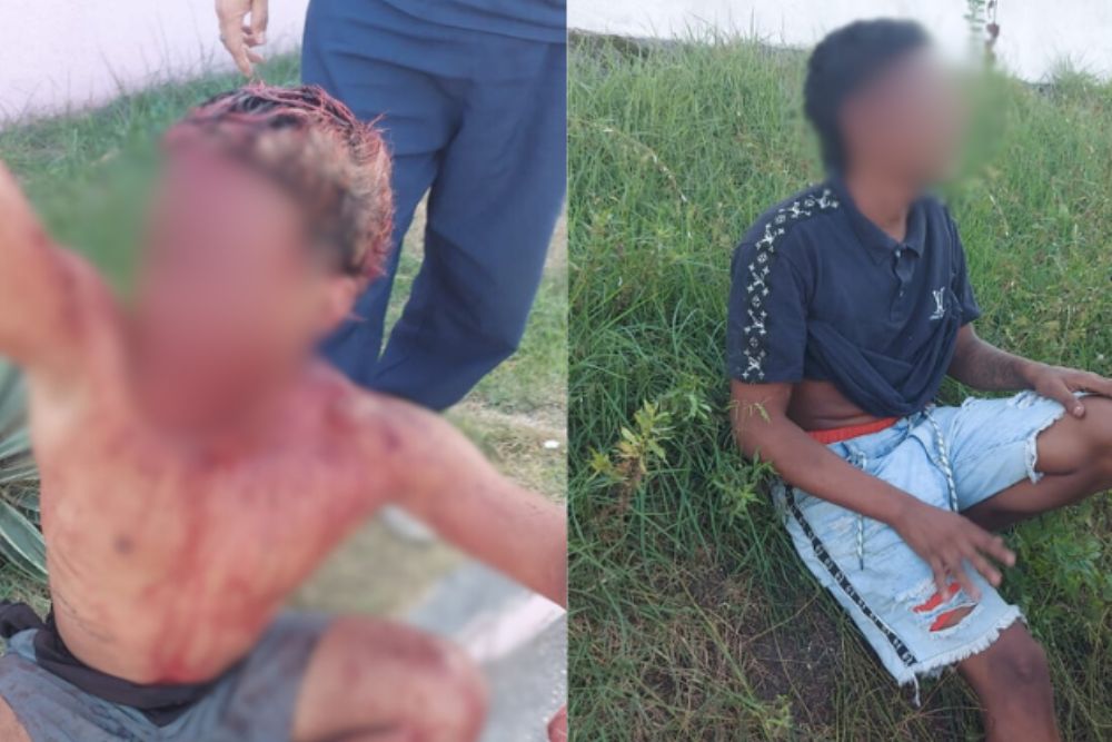 Dupla é espancada por passageiros após tentativa de assalto em ônibus na avenida Camapuã Dupla é espancada por passageiros após tentativa de assalto em ônibus na avenida Camapuã