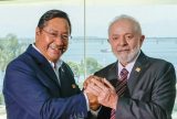 Lula se reúne com presidente da Bolívia após adesão ao Mercosul