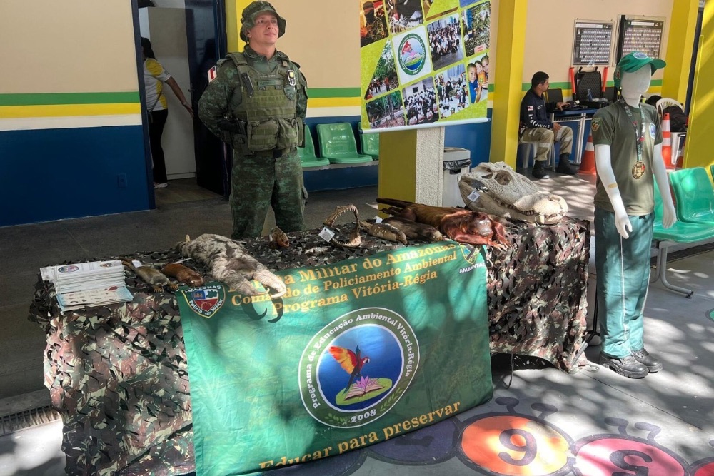 Pol&iacute;cia Militar participa da 8&ordf; edi&ccedil;&atilde;o do Governo Presente e apresenta projetos de educa&ccedil;&atilde;o ambiental para popula&ccedil;&atilde;o 