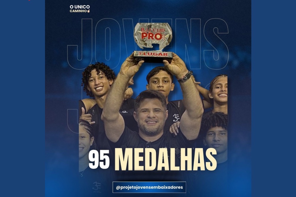 Projeto Jovens Embaixadores conquista 3&deg; lugar em campeonato de jiu-jitsu