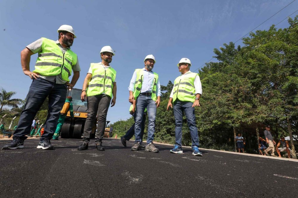 Wilson Lima vistoria retomada de obras na AM-010 e destaca modernização da rodovia Wilson Lima vistoria retomada de obras na AM-010 e destaca modernização da rodovia