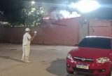 Incêndio destrói residência no bairro Colônia Terra Nova