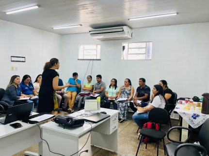 Saúde realiza treinamento de servidores dos municípios que integram a Calha do Baixo Amazonas