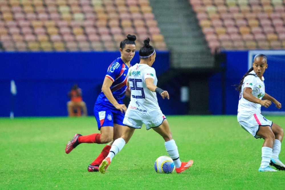 Brasileir&atilde;o Feminino A2: 3B e Bahia (BA) empatam em 0 a 0 na Arena da Amaz&ocirc;nia