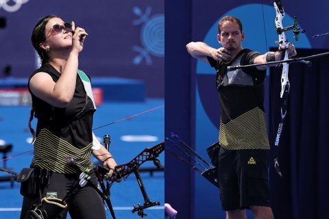Ana Luíza Caetano e Marcus D'Almeida avançam às oitavas do tiro com arco nas Olimpíadas