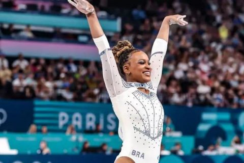 Rebeca Andrade é nomeada embaixadora dos Jogos da Juventude 2024