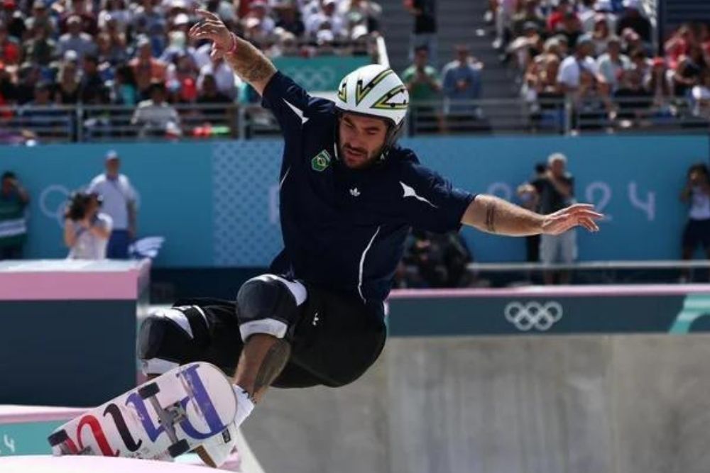 Brasil ter&aacute; tr&ecirc;s atletas na final ol&iacute;mpica do skate park