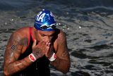 Ana Marcela Cunha termina maratona aquática em 4º lugar nas Olimpíadas de Paris