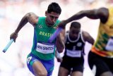 Brasil fica fora da final do revezamento 4x100m no atletismo em Paris