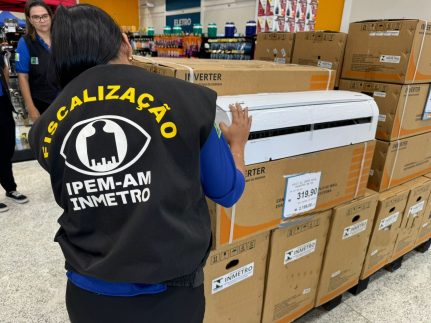Loja de departamento é notificada por uso irregular da marca Inmetro em Manaus