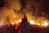 Operação Aceiro: Bombeiros combatem incêndio em área de vegetação no município de Boca do Acre