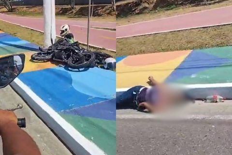 Diarista morre ao ser arremessada de moto em acidente na avenida Coronel Teixeira
