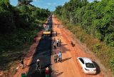 Ramal do Mato Grosso recebe serviços de asfaltamento em Parintins