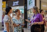 Agosto Lilás: Sejusc oferece orientação jurídica e psicossocial no Amazonas Shopping