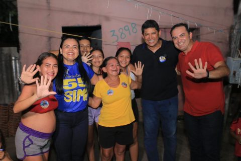 Parintins: Mateus Assayag e Vanessa Gonçalves são recebidos com festa e confiança por moradores do bairro Itaúna 2