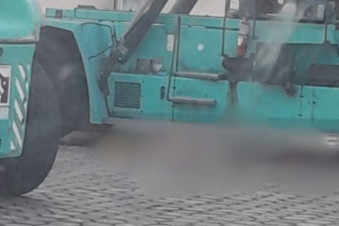 Funcionário morre ao ser esmagado por empilhadeira no bairro Colônia Oliveira Machado