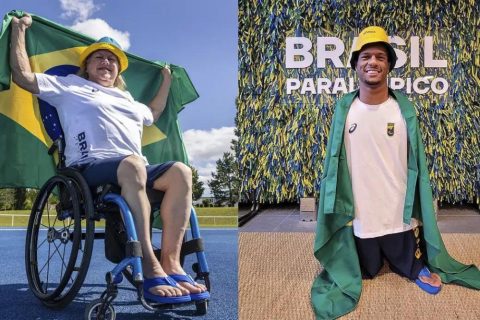 Beth Gomes e Gabriel Araújo serão porta-bandeiras do Brasil nas Paralimpíadas de Paris