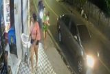 Mulher com bebê no colo é atropelada por motoboy no bairro Compensa