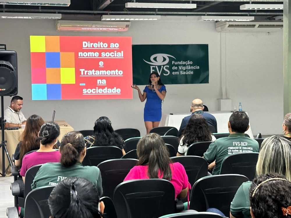FVS-RCP sedia palestra sobre tratamento pelo nome social de pessoas LGBTQIAPN+ na saúde pública FVS-RCP sedia palestra sobre tratamento pelo nome social de pessoas LGBTQIAPN+ na saúde pública