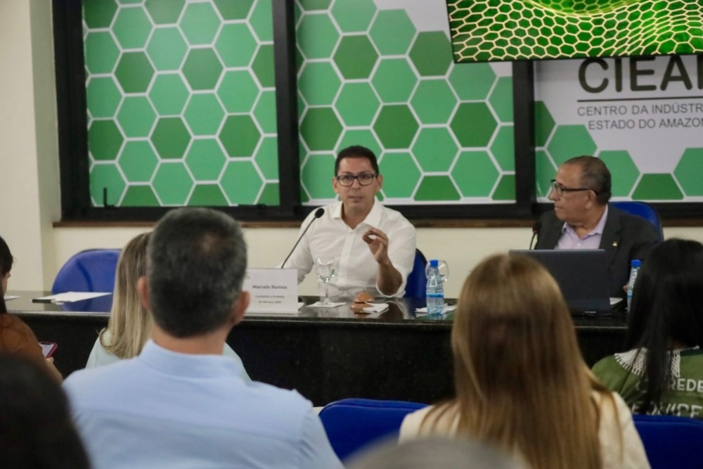Em encontro no Cieam, Marcelo defende o est&iacute;mulo &agrave; atra&ccedil;&atilde;o de novos neg&oacute;cios para Manaus