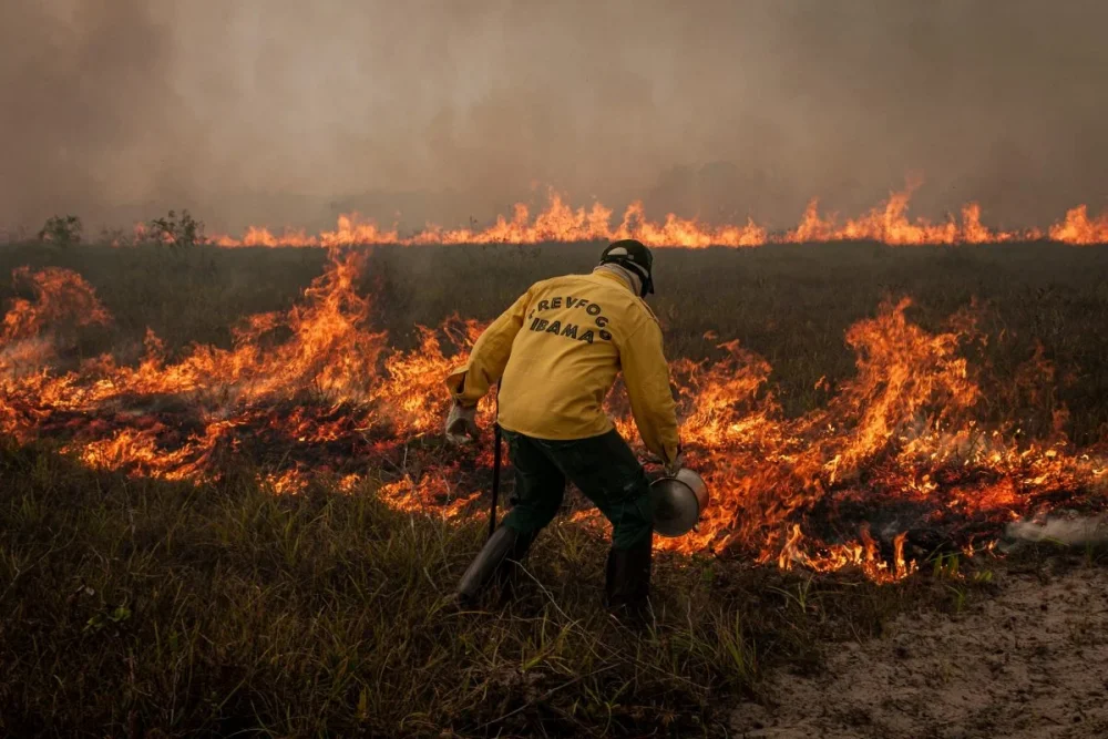 Brasil concentra 76% dos incêndios na América do Sul Brasil concentra 76% dos incêndios na América do Sul