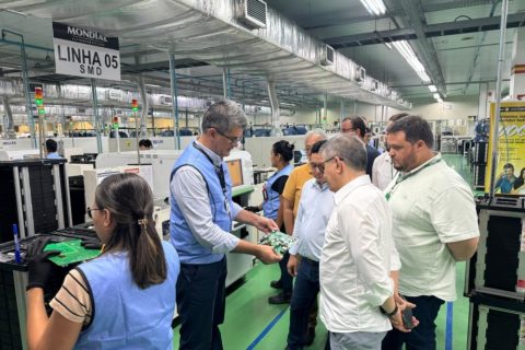 Suframa visita fábrica da Aiwa/Mondial e conhece planos de crescimento e expansão da empresa