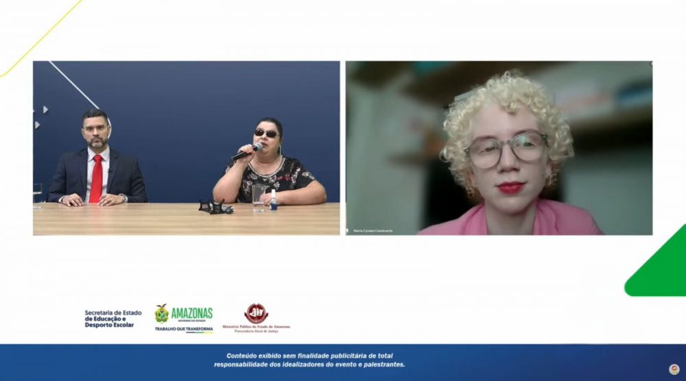 Edi&ccedil;&atilde;o do Papo Cidad&atilde;o do MPAM debate barreiras capacitistas na sociedade com professora C&aacute;tia Lemos