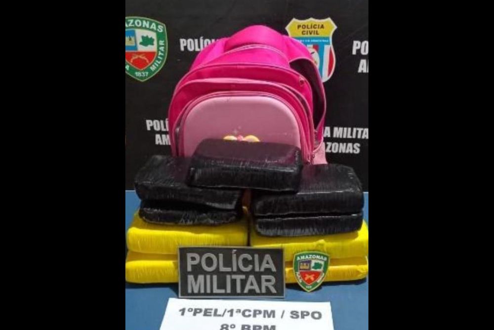 Pol&iacute;cia apreende quase 10 kg de coca&iacute;na em porto no interior do Amazonas